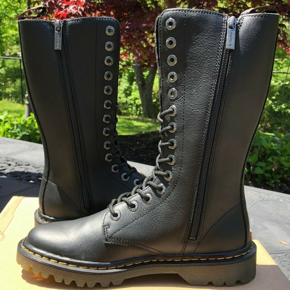 Dr. Martens Luana 14-eye Side-Zip Boot LAST ONE - Picture 2 of 13
